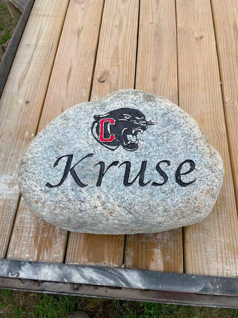 Custom Engraved River Rocks With Names | GOC Engraved Rocks